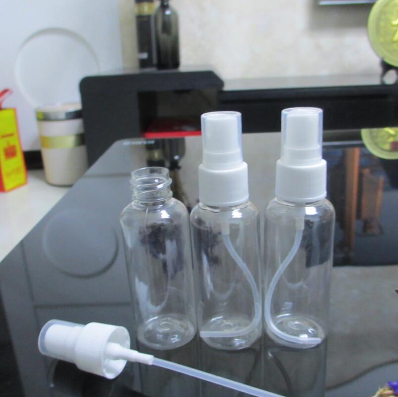 vazios 20ml garrafa de pl￡stico transparente garrafa de spray fino para limpeza de viagens de viagem perfume de ￳leos essenciais