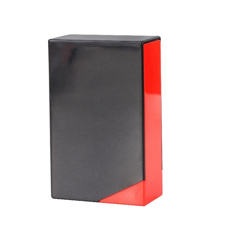 La última caja de cigarrillos de plástico ABS colorida, hierba seca, caja de almacenamiento de alijo de tabaco, lado portátil, diseño innovador, cajas de protección para fumar, DHL