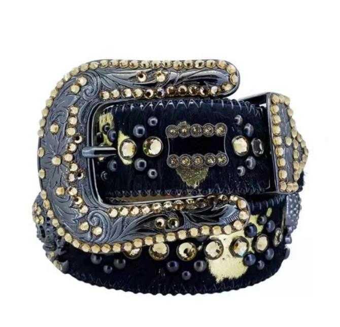 Haute qualité BB Simon ceinture de luxe diamant incrusté ceinture pour hommes et femmes designer élégant style hip hop décontracté avec boîte p230g