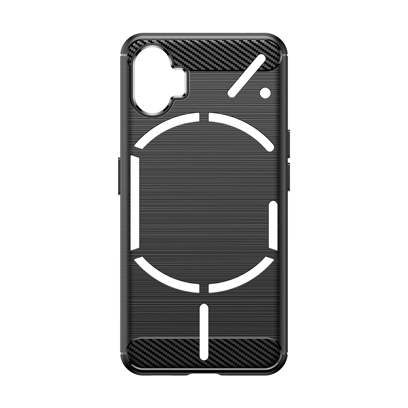 Koolstofkoffers voor niets telefoon 2 2a 1 robuuste koolstofvezel getextureerde draadtekeningkoffer tpu cover iPhone Samsung Xiaomi Redmi
