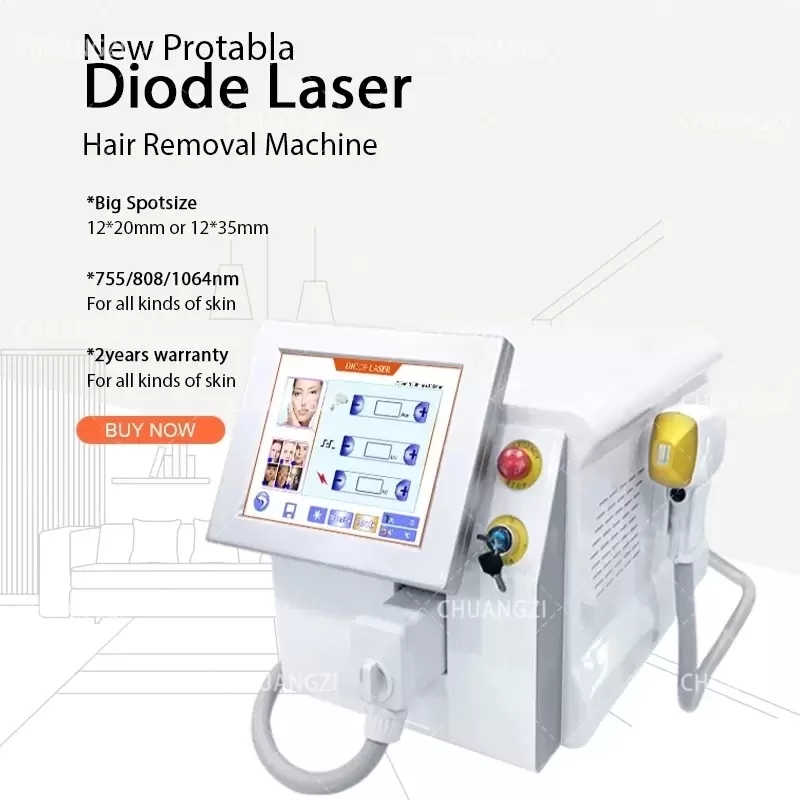 High Power Platinum Laser Machine 2000w Permanent h￥rborttagning Diode 755NM 808NM 1064NM Tre v￥gl￤ngdsdiode