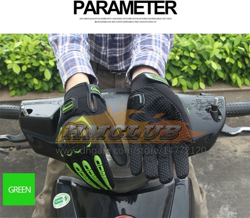 ST63 Motorradhandschuhe Tragbarer Sport Vollfinger-Handschuh Lvas Moto Schutzausrüstung Gant Moto Racing Handschuhe