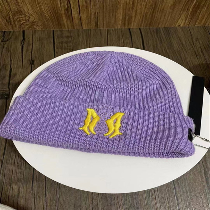 Designer de moda homens gorro de inverno unissex malha de algodão quente chapéu clássico esportes crânio bonés senhoras casual ao ar livre tarja boné bea277J