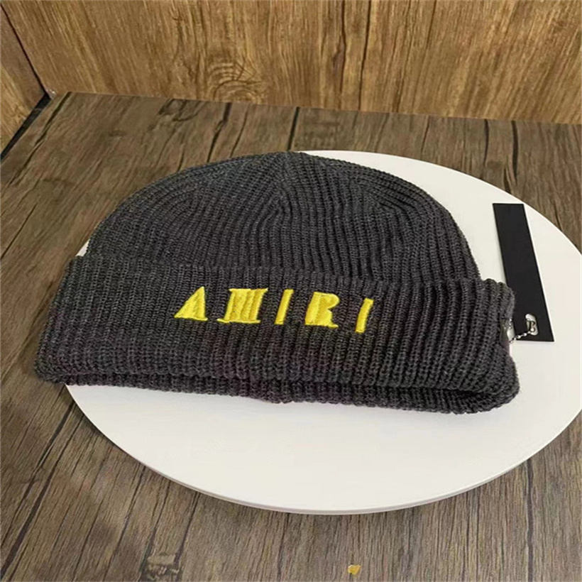 2023 mode gestrickte hut herbst winter warme BA brief beanie für männliche und weibliche paare kappe 2022171Z