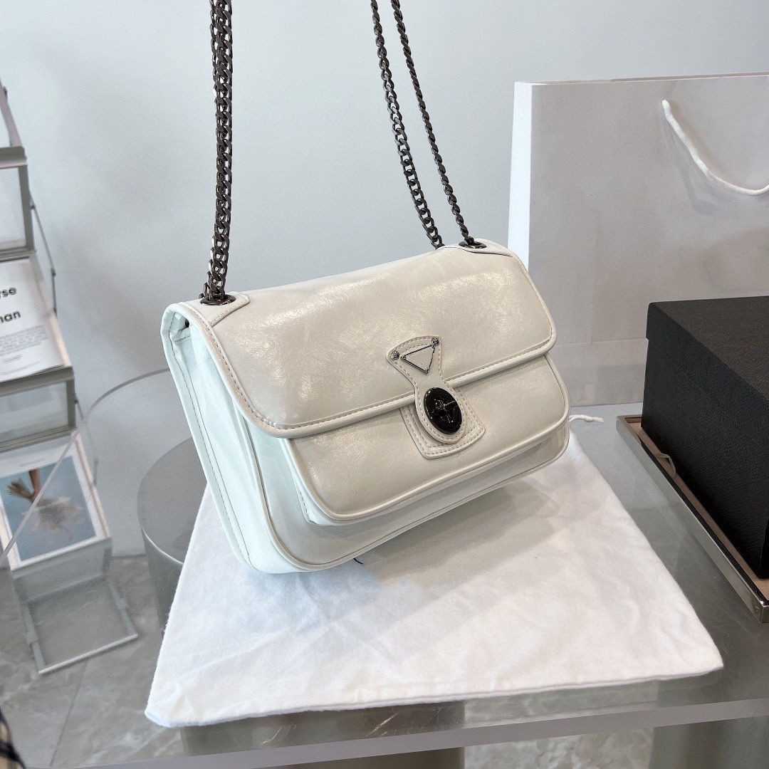 Damskie luksusowe designerskie torba na ramię nisza krzyżowa Wszechstronna 2 vintage podwójna łańcuch poddrzmaczowa torba na ramię fabryka