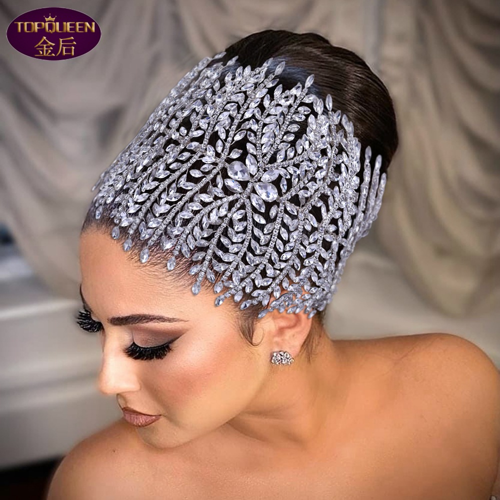 Роскошные свадебные головные уборы свадебная повязка на голову невеста аксессуары для волос страностот