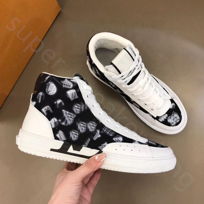 New Luxury Calfskin Sneakers Designer Casual Shoes White Black Leather Famous Brands Comfort Outdoor Trainers Men Casual Walking Shoe 38-45