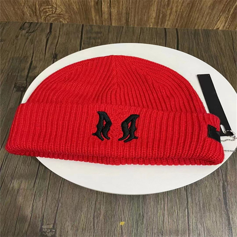 Designer de moda homens gorro de inverno unissex malha de algodão quente chapéu clássico esportes crânio bonés senhoras casual ao ar livre tarja boné bea277J