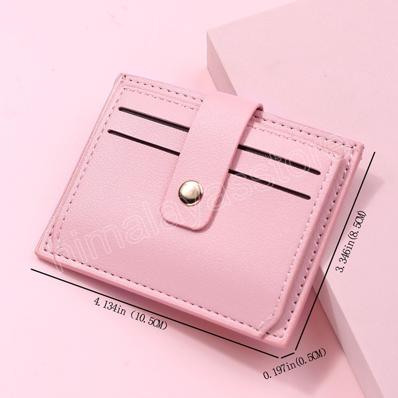 Portefeuille féminin à bandoulière à bille à billet de mode PU en cuir pute à carte multi-cartes Mini pochette pour fille