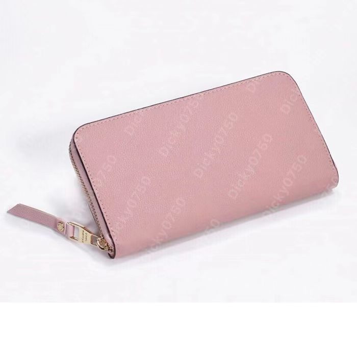 Dicky0750 walletl leather short wallet for women fashion lady money bag zipper pouch classic coin purse pocket note card holder clutch wholesale