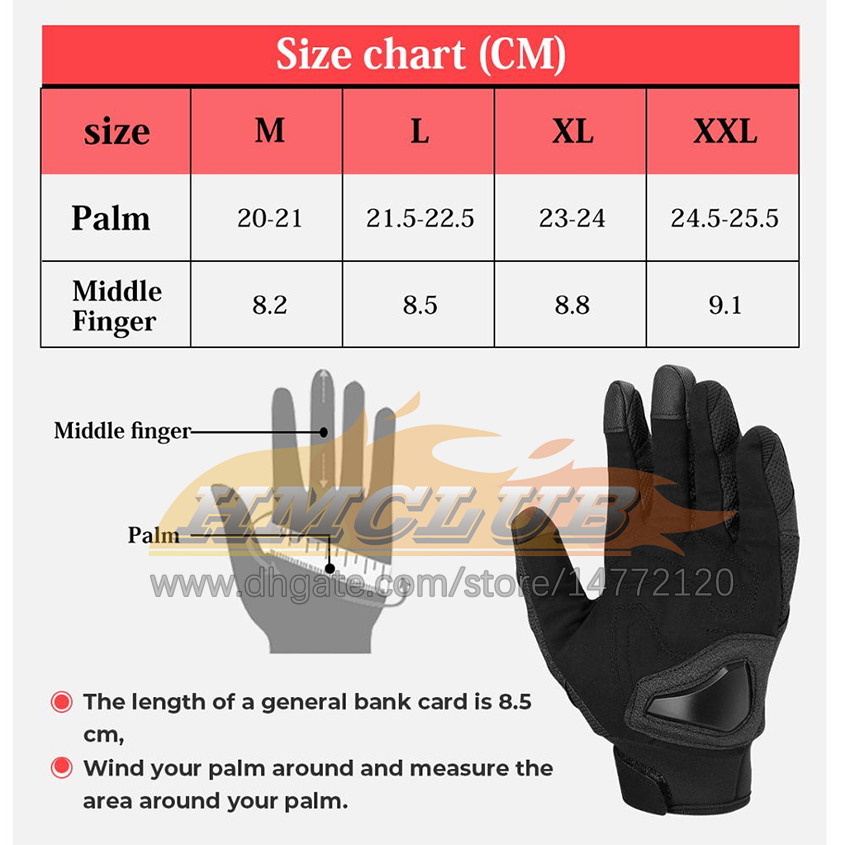 Gants de Moto ST64 Gants de Moto d'été Guantes Gants de motocross à écran tactile Guanti Gant de Moto Hommes Femmes Respirant