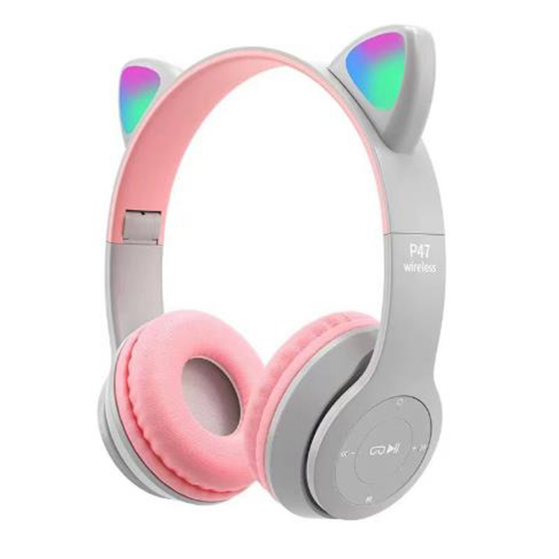 Multiolor Cool Glow P47M Wireless Headphone Bluetooth Earphones Foldable For IOS Xiaomi Samsung Huawei Earphone