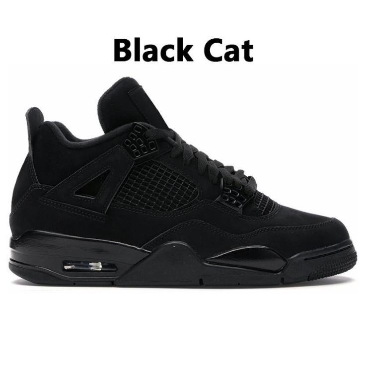 Jumpman 4 4s OG Hommes Chaussures de Basketball Militaire Noir Université Bleu Toile Voile Oreo Rouge Tonnerre Blanc Ciment Noir Chat Bred Sport Femmes Baskets Formateurs Taille 36-47