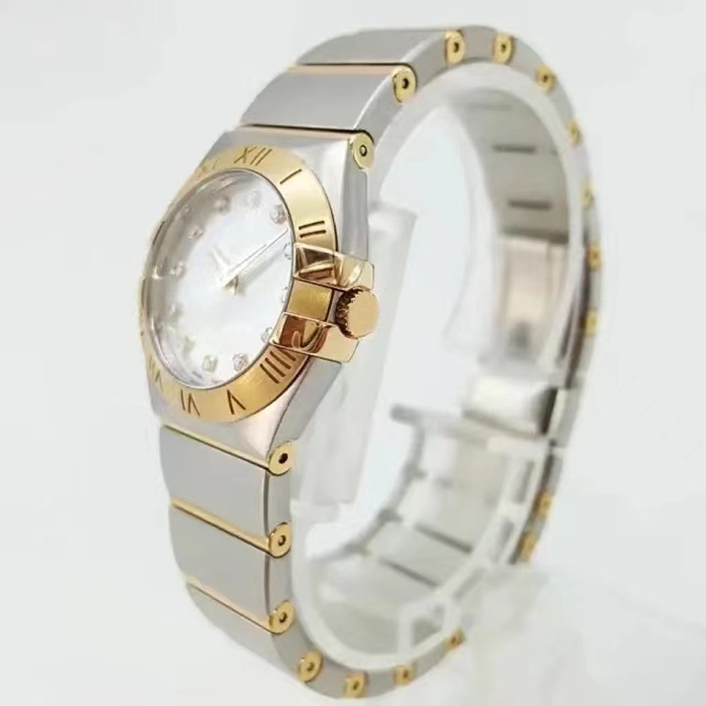 Montre à quartz élégante pour femme Cadran de 28 mm 5A Friary incrusté de diamants littéralement étanche verre saphir constellation loisirs montre électronique de luxe