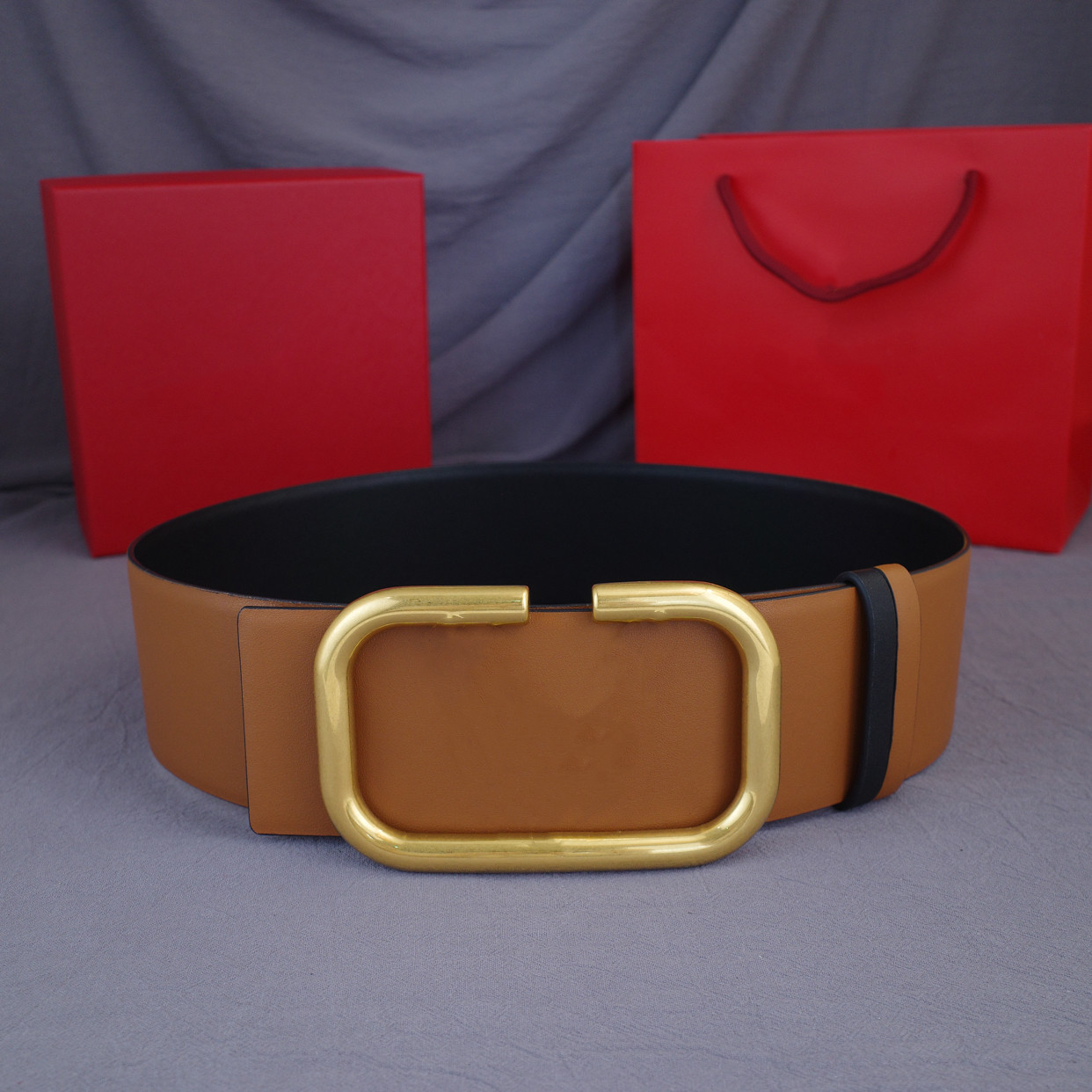 2022 Moda Hombres Clásicos Diseñadores Cinturones Para Mujer Para Hombre Carta Casual Hebilla Lisa Cinturón Ancho 7 0 cm con caja Sin carga283m