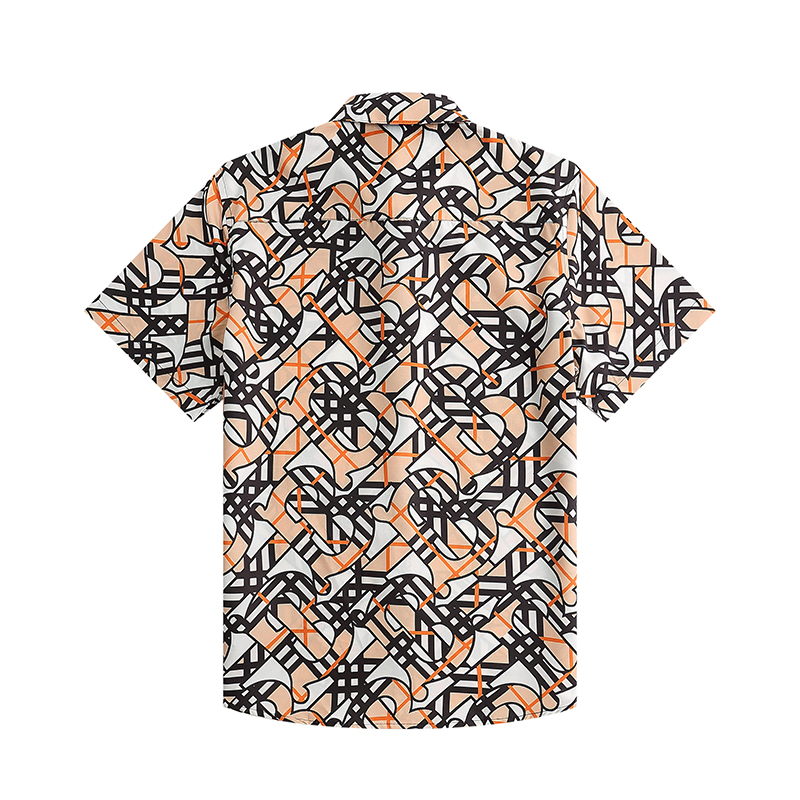 Lüks tasarımcı gömlekler erkek moda geometrik baskı bowling gömleği hawaii çiçek gündelik gömlek erkekler ince fit kısa kollu çeşitlilik boyutu m-xxxl #818
