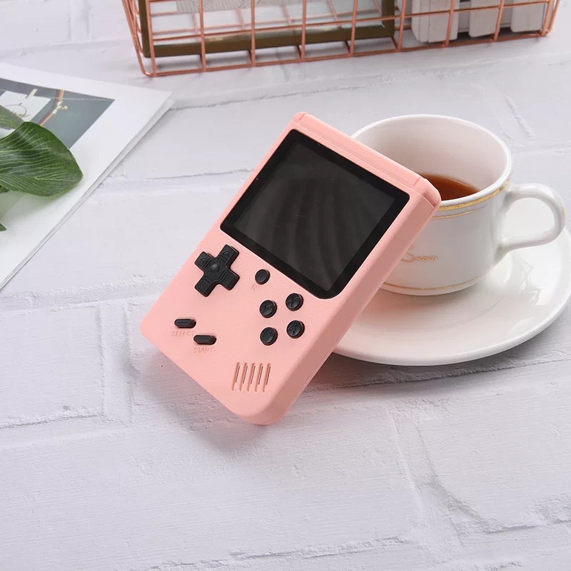 Portable Macaron Handheld Games Console Retro Video Game player 8 bit Mini Players 400 Games 3 In 1 AV Pocket Gameboy Color LCD