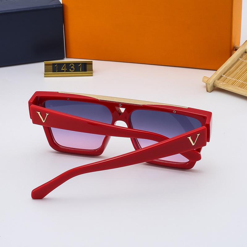 Herrendesignerin Sonnenbrille für Frau Sommerfahrt Sonnenbrille Frauen Retro Square Polarisierte Brille Luxus Sonnenbrille mit Box Eyegla215J