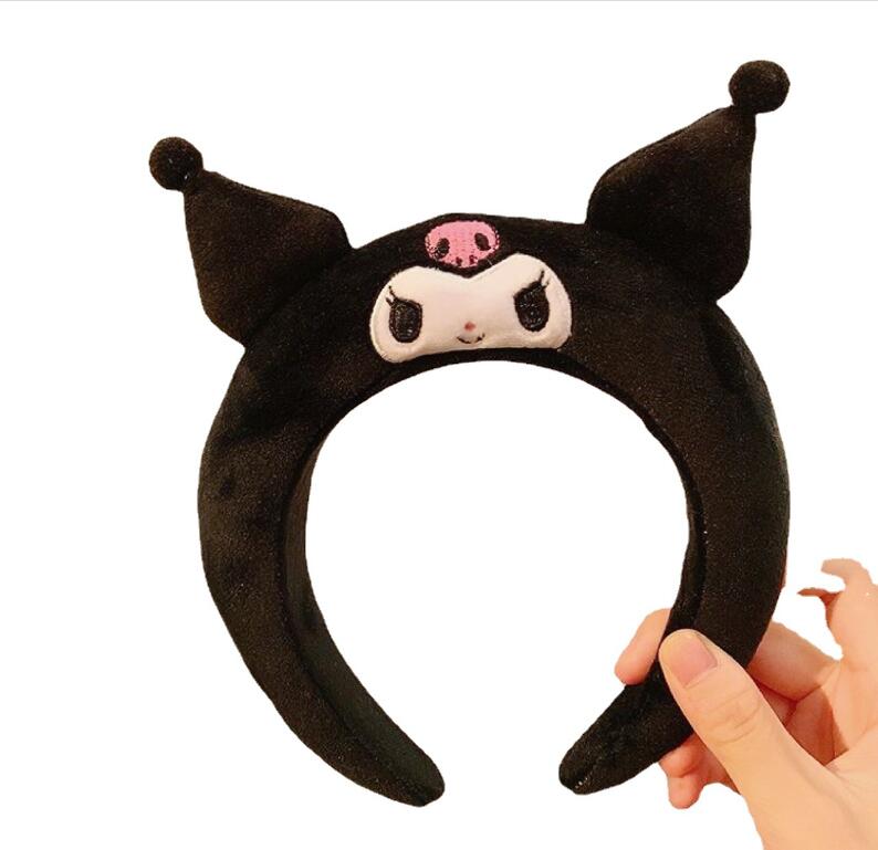 Kouromie Melody Hair-Hair-Hair New Wash Head Hapt Cartoon Velvet Hairband Girls Head-Wear Gifts Hair Association