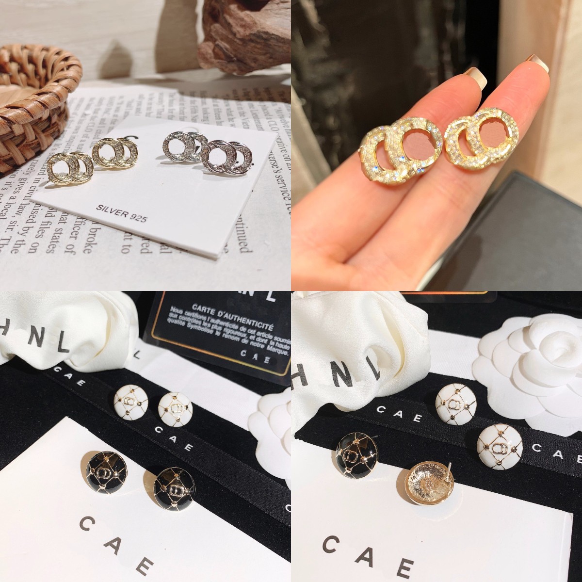 Luxury High-end Jewelry Earrings Delicate Charm Design Earrings Popular Brand Designer Accessories Selected Lovers' Family Gi272S