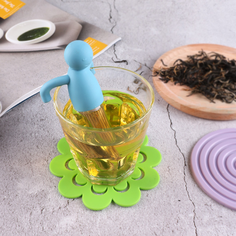 Kreatywne herbatę infuser sitto sitowe stal nierdzewna Infusery herbaciane torby herbaciane filtrem liściom dyfuzor Infusor Akcesoria kuchenne FY2510 SS1207