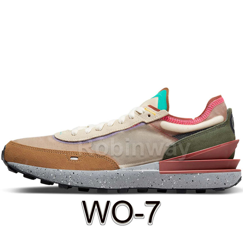 2022 Summit White Waffleone Mens Buty do biegania Aktywne Fuchsia Czarne trenerzy męskie wielkie jedność Pale Coral Kobiety Sneakers DC2533-600 DA7995-100