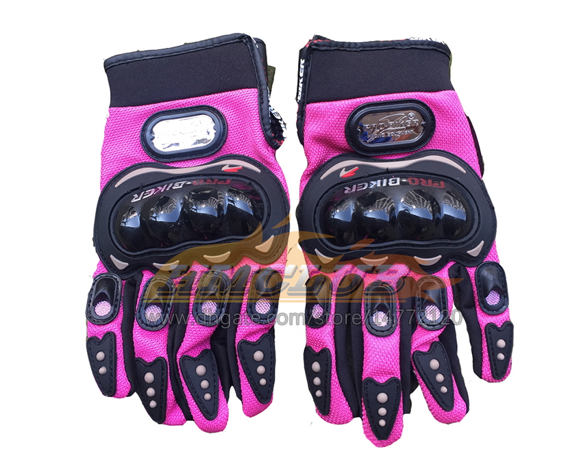 ST95 Rose Femmes Moto Écran Tactile Gants Motocross Doigt Complet Gants D'équitation D'été Brethable Luva Vélo Gants De Cyclisme