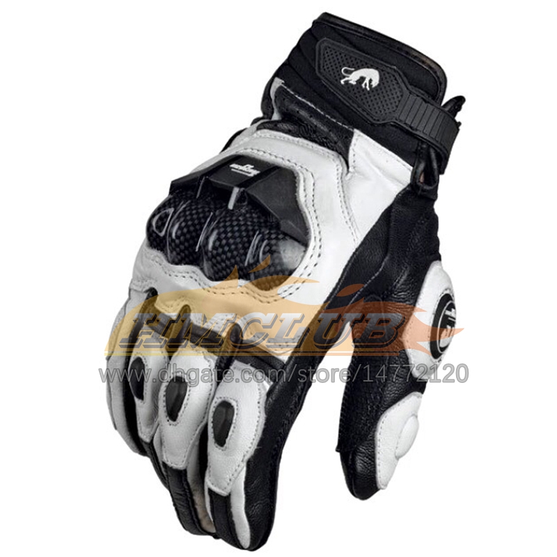 ST182 Men's Leather Motorcycle Gloves Black Moto Racing Gloves Bicycle Cycling Motorbike Riding Glove Women