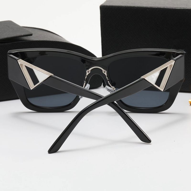 Occhiali da sole oversize uomo Donna Occhiali da sole American Eyewear Triangle Personality Unique 8Sun Occhiali Occhiali moda unisex Lu313i