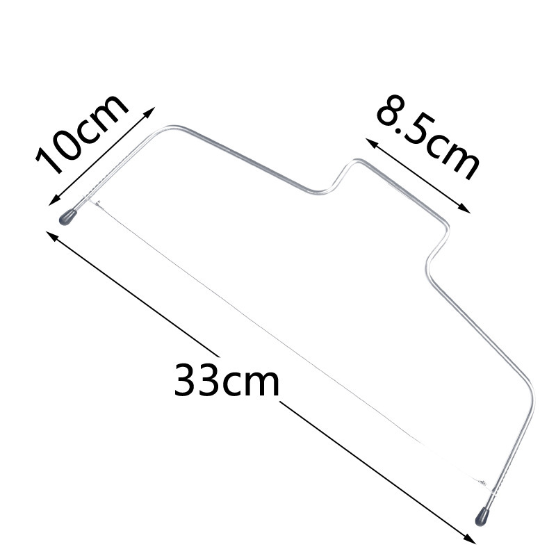 Double ligne gâteau coupe trancheuse réglable en acier inoxydable fil gâteau trancheuse pain diviseur accessoires de cuisine gâteau outils de cuisson FY2511 C1114