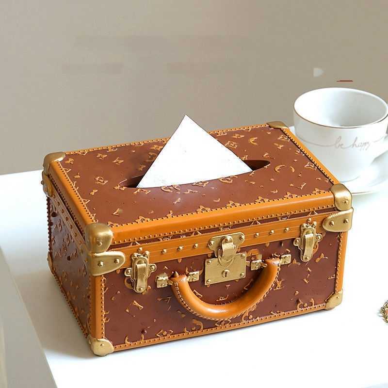 Tissue Boxes Napkins Creative Nordic Style Ins Drawing Multi-function Storage Tissue Box 1114255a