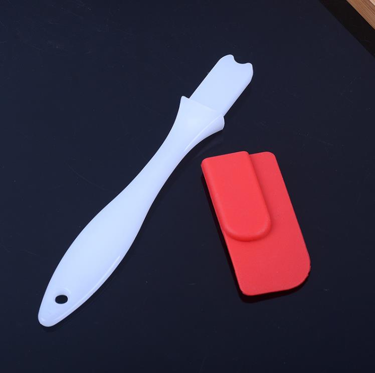 Silicone Spatula Baking Scraper Cream Butter Spatula Cooking Cake Silica Gel Knife Spatula-Utensi Pastry Tool-Silicone Baking-Scraper SN181