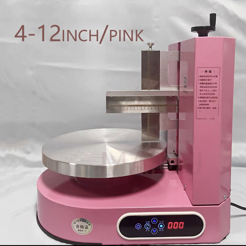 220V Birthday Cake Bread Cream Coating Decoration Spreader Cream Cake Making Machine Cake Spreading Decorating Equipment