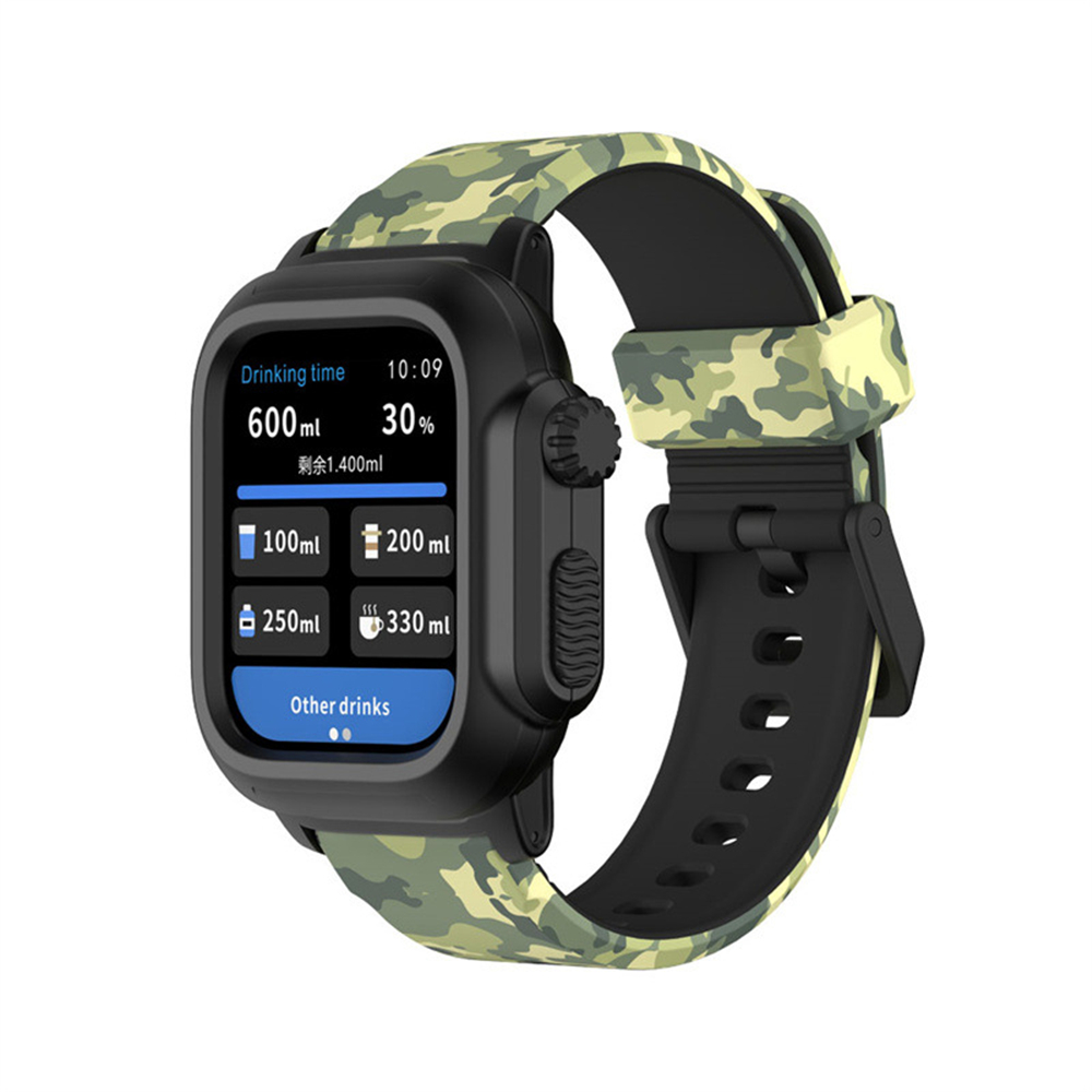 Straps Smart Straps Impermeável Mergulho Integrado Kits Integrado Kits de relógio Tampa com pulseira de banda de vigilância FIT IWATCH 8 7 6 SE 5 4 Para Apple Watch 45mm 40mm 44mm e 42mm