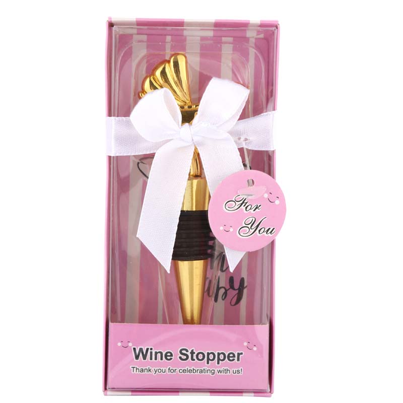 20st Baby Carriage Wine Stopper Baby Shower Party Favors Anniversary Keepsake Födelsedagspresent Return Gift Event Supplies