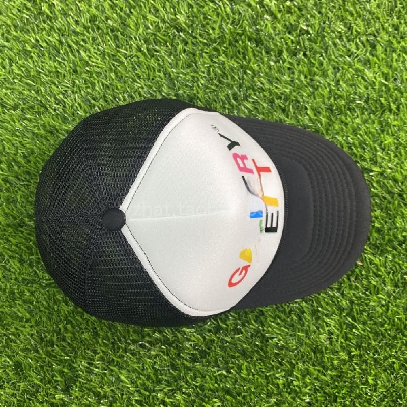 Ball Caps with Multicolor Letters Hat Casual Lettering Curved Brim Baseball Cap for Men and Women
