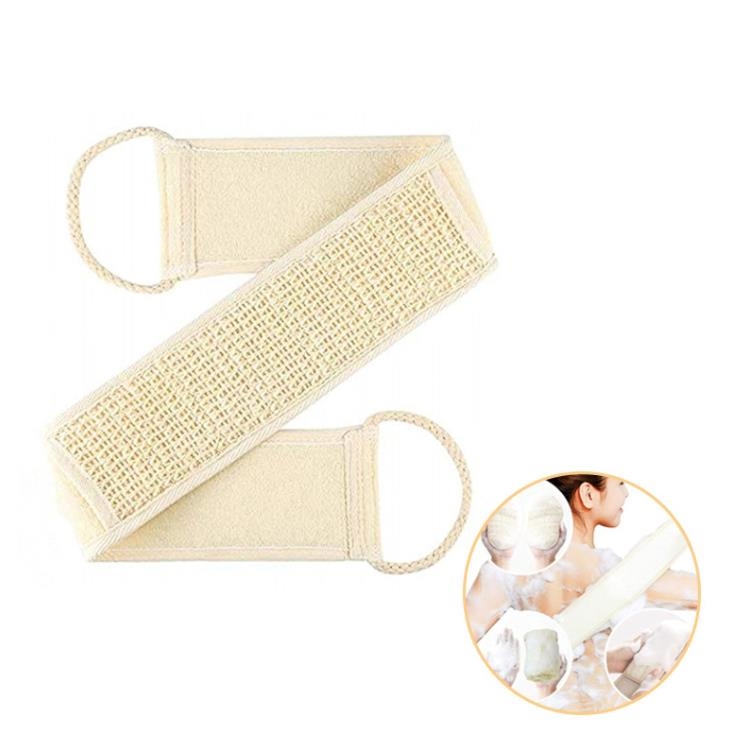 Natural Soft Exfoliating Spa Scrubber Sponge Loofah Bath Shower Unisex Massage Back Strap Body Skin Health Cleaning Tool SN202