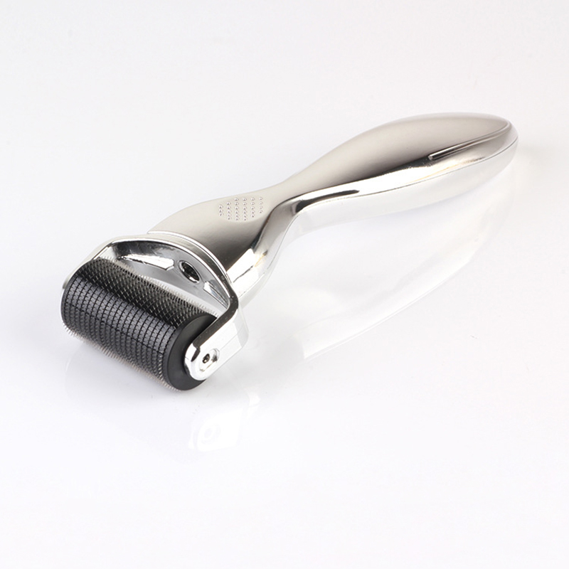1200 stift Microneedle Roller Gold/Silver Handle med utbytbar rull 0,2 mm-3,0 mm ansikts kroppssk￶tselverktyg