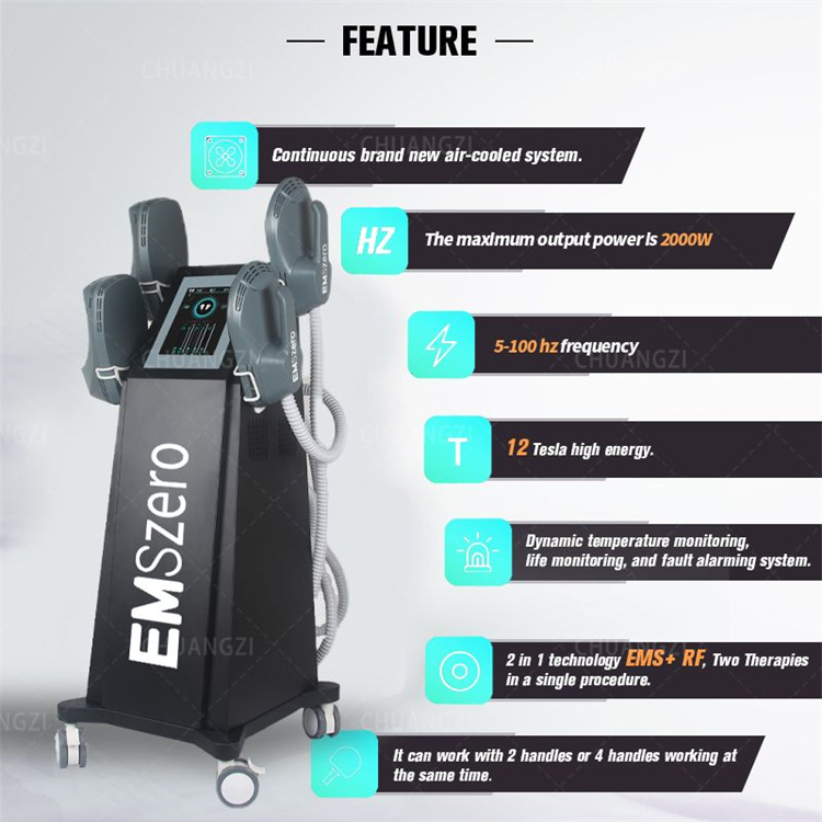 Other Beauty Equipment Powerful Fat Reduce Slimming Magneto Muscle Building HIEMT RF Electromagnetic Sexy Body Fitness Slimming Machine