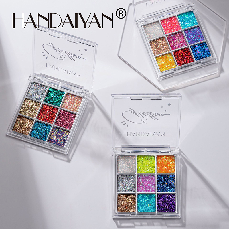 Shimmer Eye Shadow Glitter Body Face Art elesles diamond jewels rhinestons makeup pallet partyproof party