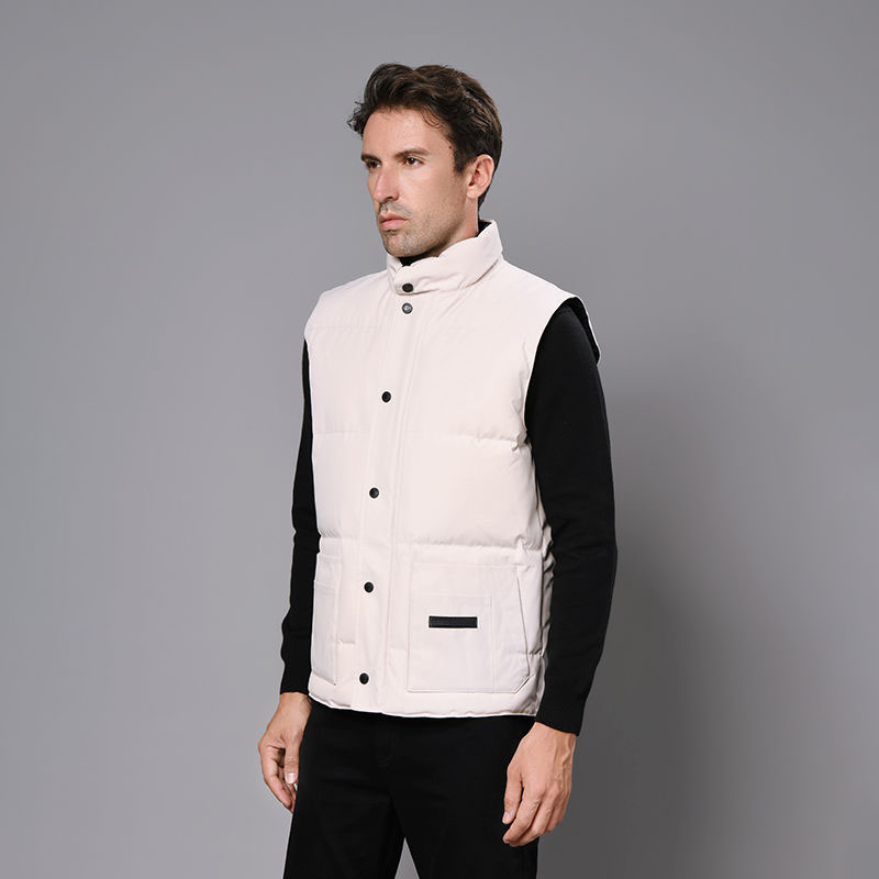 Gilet de designer Sweat-shirt pour hommes et femmes Manteau ample en plumes d'oie de luxe authentique Manteau tendance à la mode