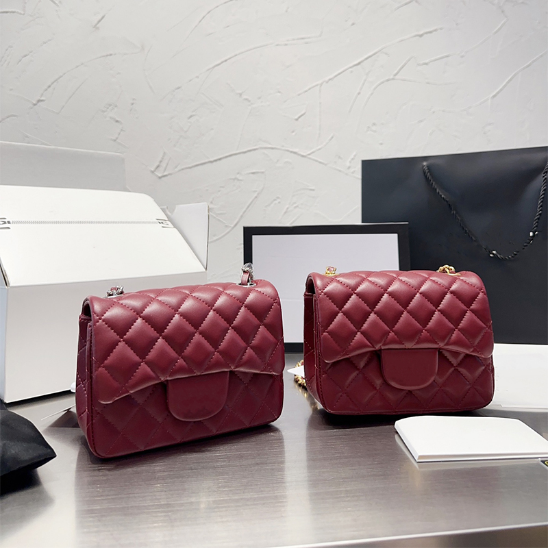 Top-Luxus-Designer-Handtasche, Leder-Umhängetasche, modische Taschen, Damen-Umhängetasche, Kette, Geldbörse, Brieftasche, Quilt-Tragetasche, klassische Handtaschen, Damen-Geldbörsen