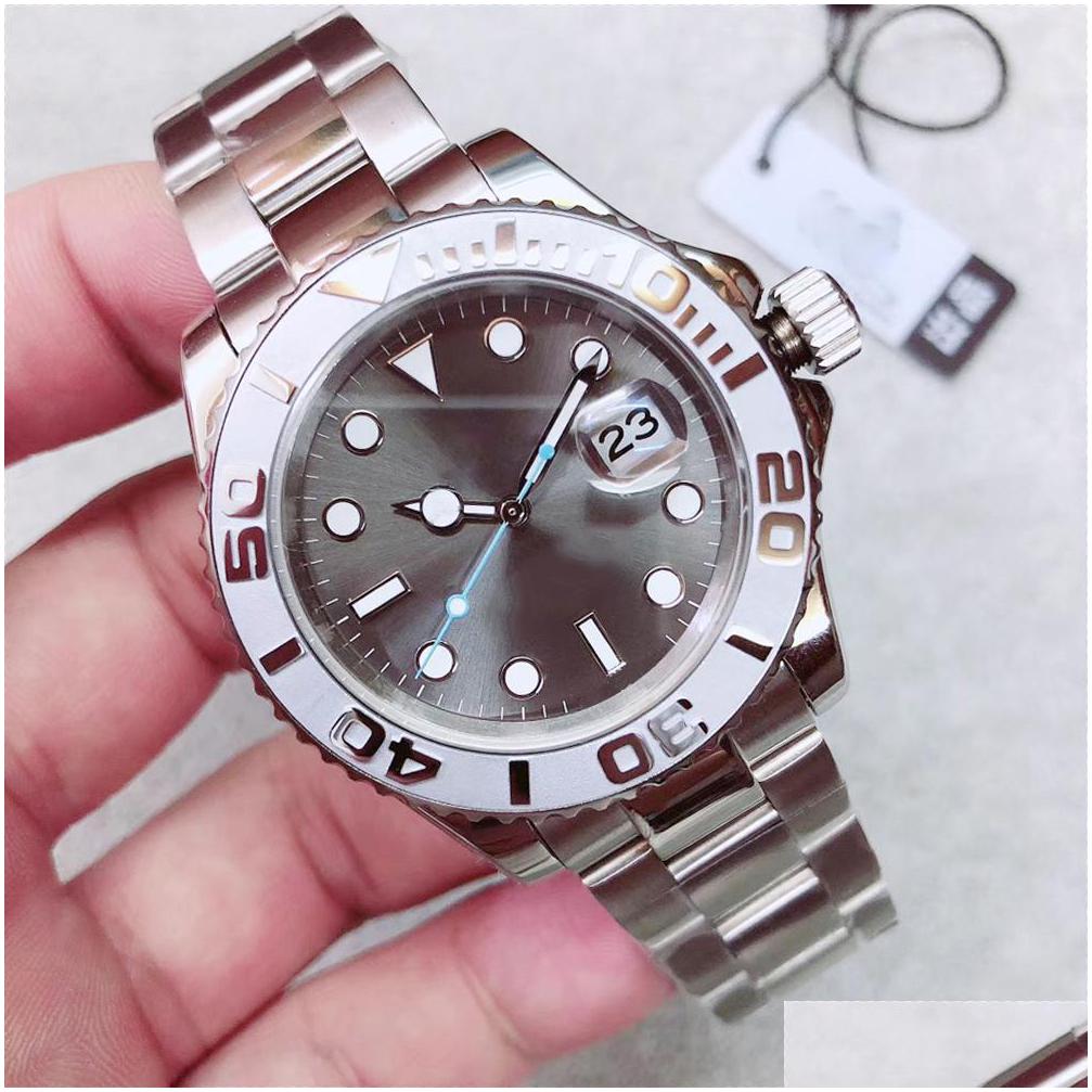 st9 stainless steel automatic mechanical watch yatchmaster men quality 40mm platinum dial 116622 floding clasp sapphire glass mens wristwatches