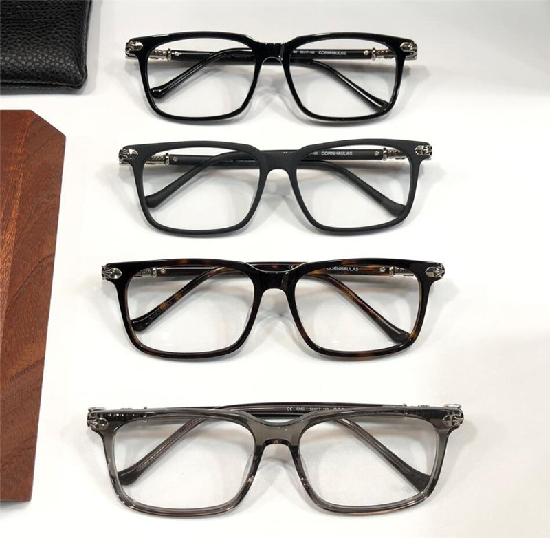 New fashion design square frame optical eyewear CORNHAULAS retro simple and generous style versatile high end glasses with box can do prescription lenses