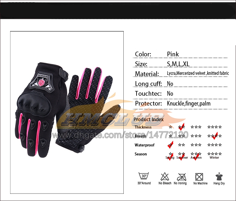 ST176 Motorrad Handschuhe Frauen Weibliche Sommer Touch Elektrische Fahrrad Guantes Moto Luvas Da Motocicleta Handschuh Fahrrad Radfahren Handschuh