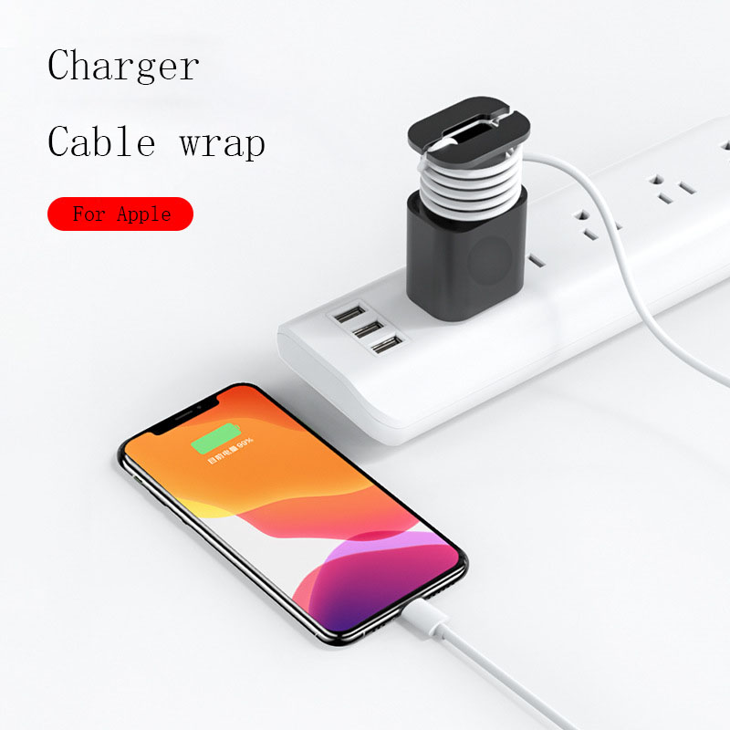 Organizator kabli do transmisji danych Zasilacz Wtyczka ścienna Pokrowiec ochronny Akcesoria do telefonów komórkowych do Apple 18w / 20w Ładowarka do telefonu komórkowego Anti-break Winder