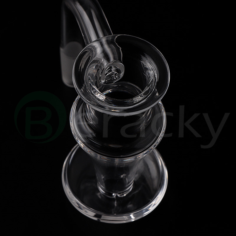 Smoke Non Full Weld Turbine Quartz Blender 10/14/18mm gwóźdź do Dab Rigs szklane fajki bonga