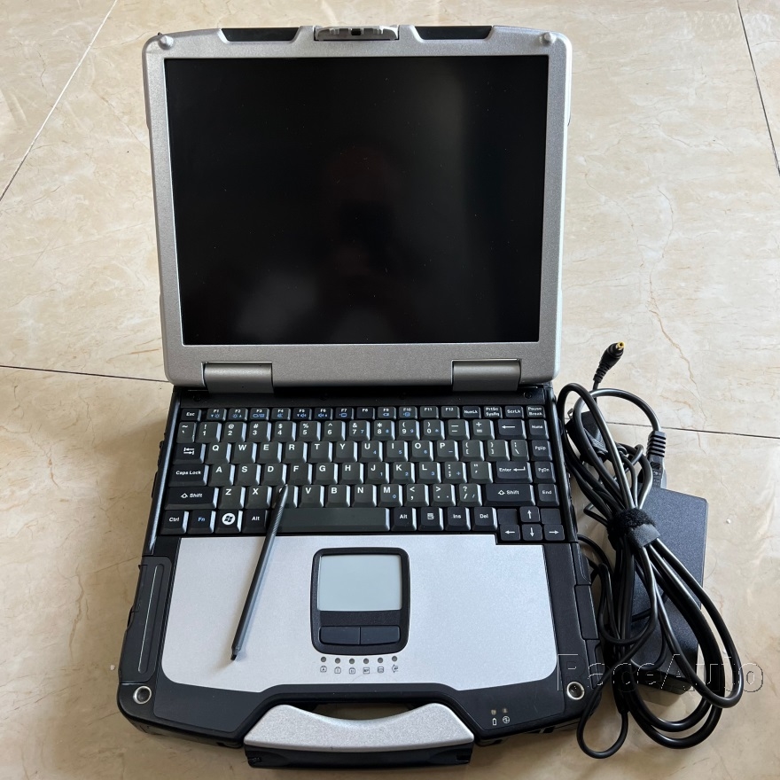 VCM II Full Chip Diagnostic Scanner Tool Ford IDS V120 SSD Laptop CF30 ToughBook Pekskärm Dator Full Set Ready to Use