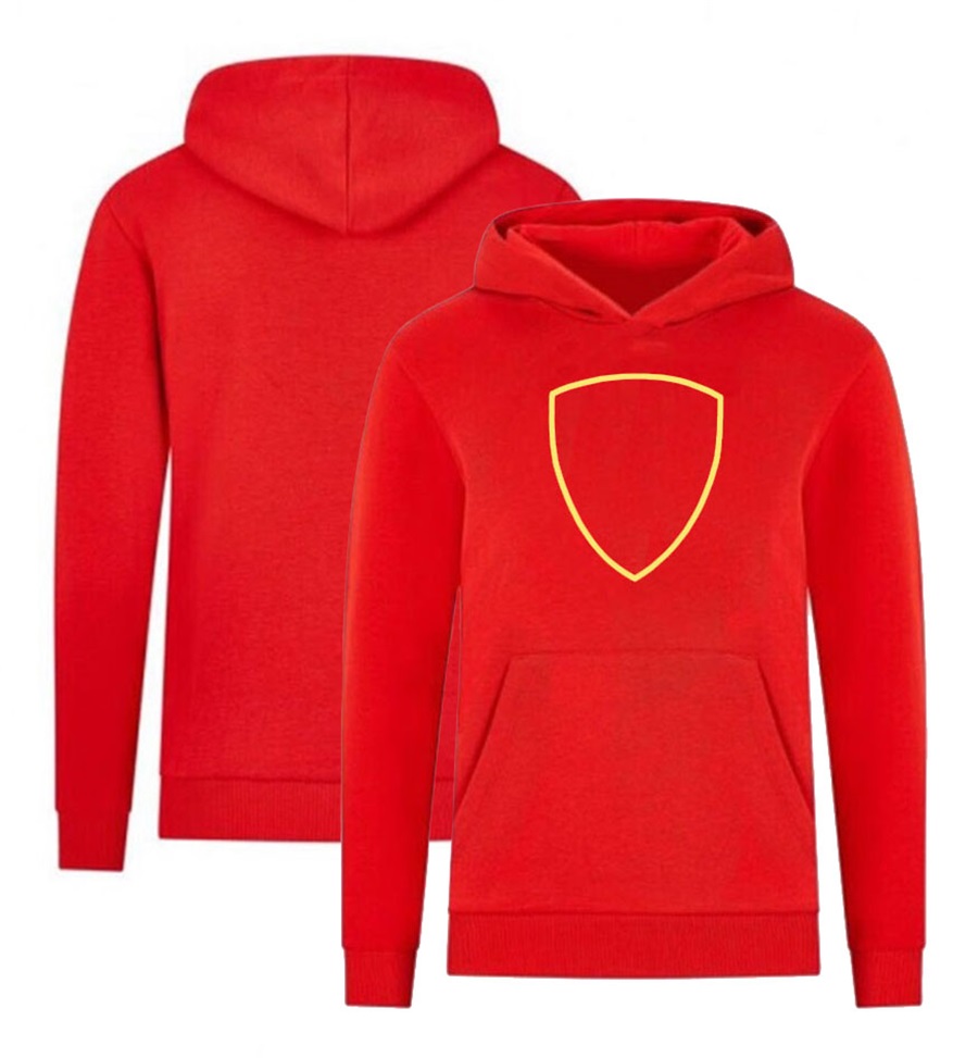 F1 hoodie nieuwe coureur hoodie Formule 1 teamfans racepak aangepast met dezelfde paragraaf