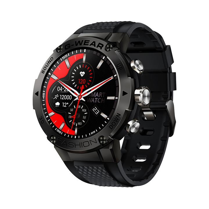 K28H Dostosowane inteligentne zegarki twarzą w twarz BT Nazywanie opasek na rękę dla kobiet mężczyzn 360MAH Big Battery Outdoor Sport Fitness Smartwatch9